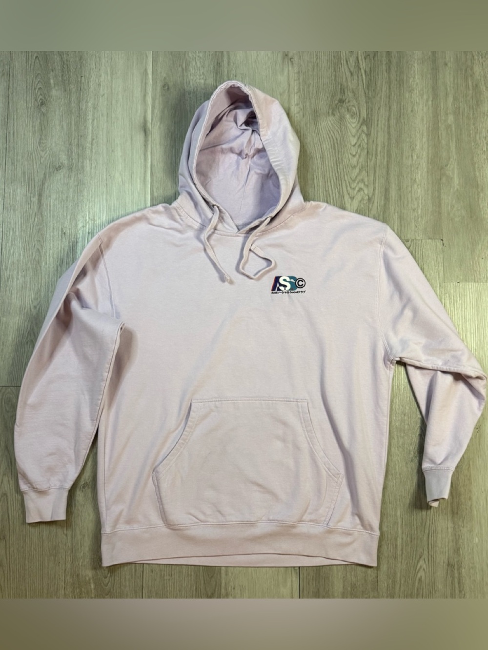 Anti Social Social Club Build Up Hoodie Lavender Purple mens XL